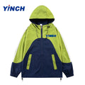 For Canvas Winter Stand Collar Hooded Outerwear Lightweight Windbreaker Jacket for Men and Women