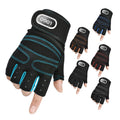 Professional Bodybuilding Workout Non-slip Sport Powerlifting Cycling Fingerless Shockproof Gloves
