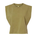 Women's Tee Boxy Fit Regular Fit Solid Color Sleeveless T-shirt Crew Neck Sweatshirt Tee for Women