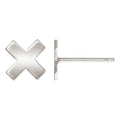 Fine 925 Sterling Silver Stud Earring Luxury  X  Letter Studs Earrings for Women Jewelry Gifts