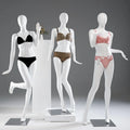 Glossy White Underwear Lingerie Manikin