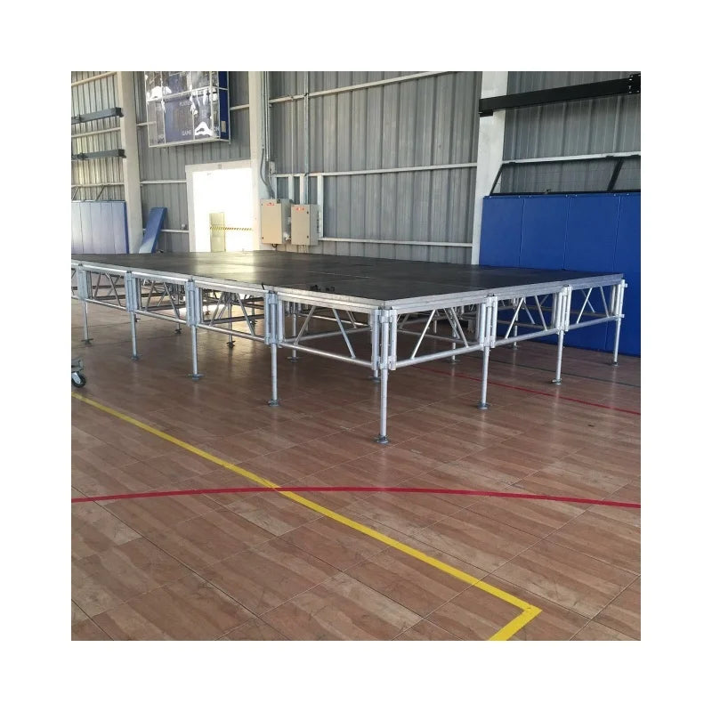 Hot Sale Adjustable Legs Stage Platform for Outdoor Event Concert Dj Wedding Mobile Portable Stage for Sale Outdour