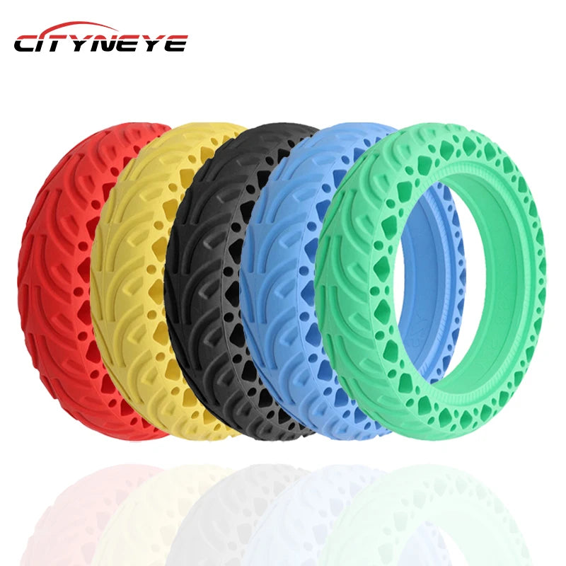 Non-Pneumatic 8 1/2 2 Solid Rubber Tire Replacement Cityneye Electric Scooter M365/Pro/MI3 Wheel Honeycomb Tyre Replacement Parts