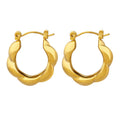 Hot Style Designer Twist Temperament Earrings Geometric Exaggerated Earrings