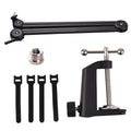 Microphone Stand Set Heavy Duty Mic Suspension Scissor Arm with Clamp Sticky Tape for Singing Live Stream