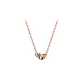 Small Heart Pendant Necklace Rose Gold Plated Chain 925 Sterling Silver Necklaces Fine Jewelry for Women Girlfriend