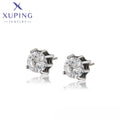 96476 XUPING JEWELRY Black Gun Color Elegant Stainless Steel Korean Women's Fine Fashion Jewelry Earrings