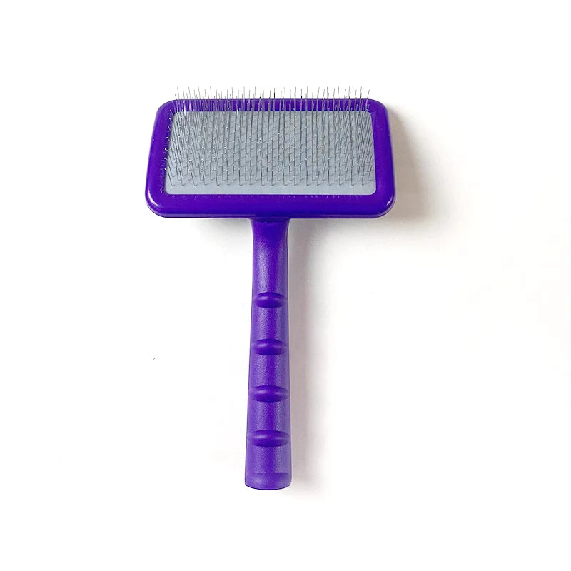 Wholesale Professional Rectangular Pet Hair Grooming Slicker Brush  Matt Dead Hair Removal Pet Hair Detangle