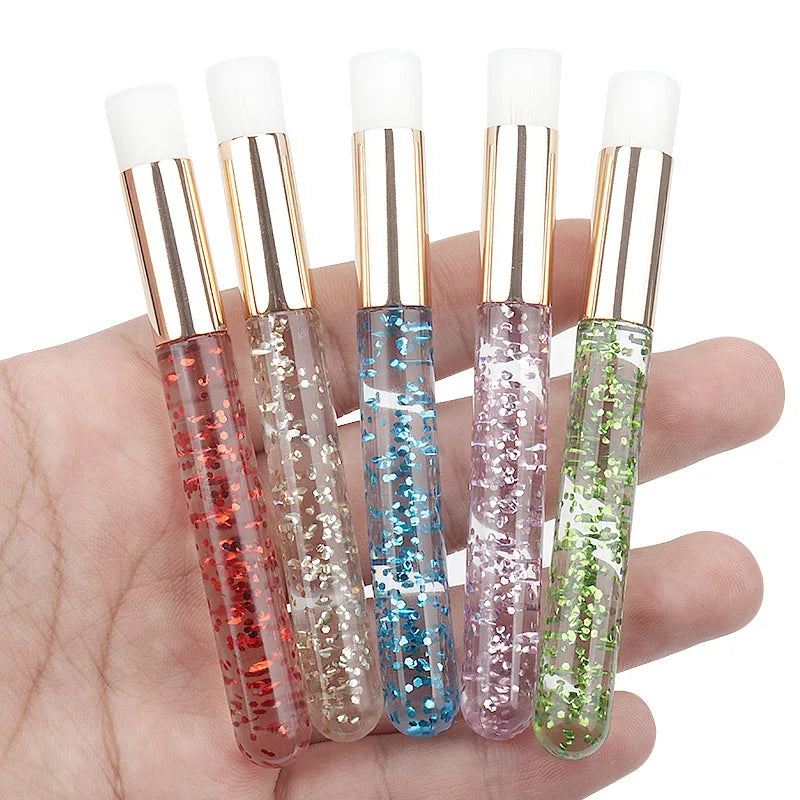 Crystal Rod False Lash Cleaning Brush Eyelash Extension Washing Makeup Brushes Blackhead Remover Nose Face Skin Care Tools