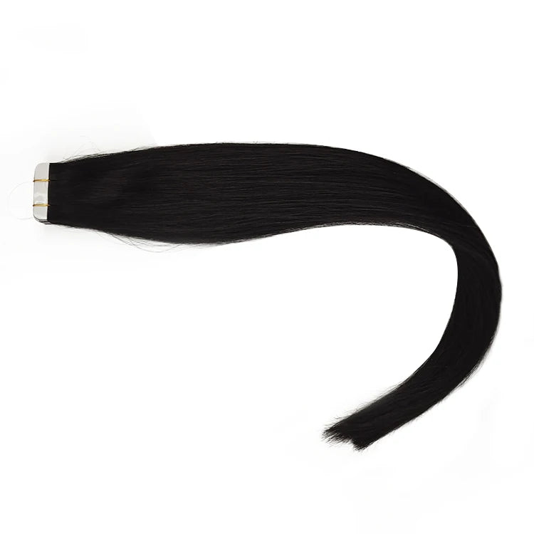 High Quality European Double Drawn Human Hair Tape in Hair Extension Natural BlackRemy Tape Hair Extensions