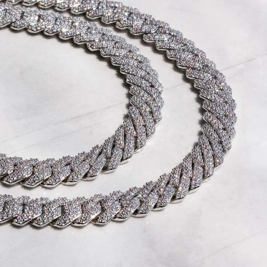 Wholesale Factory Offer on Stylish and Trendy 10MM Moissanite Cuban Chain Bracelet an Accessory That Adds a Modern Touch