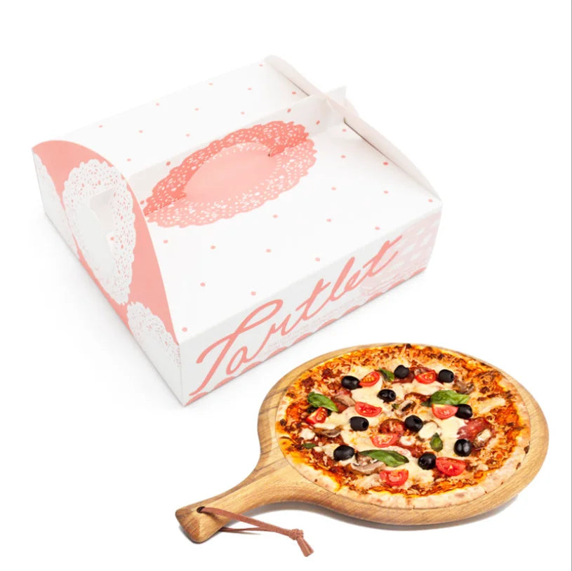 Wholesale Pack Various Sizes Custom Pizza Box With Logo Design Corrugated Custom Pizza Box Wholesale Box for Pizza