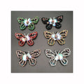 Hand-made Beaded Multi-color Crystal Sequins butterfly Birds Cloth Patch DIY Accessories Shoes Jewelry Decoration Sticker Patch