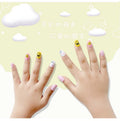 12pcs Press on Nail Full Cover Artificial Children Nails Lovely Gift for Children Little Girls Kids False Nail