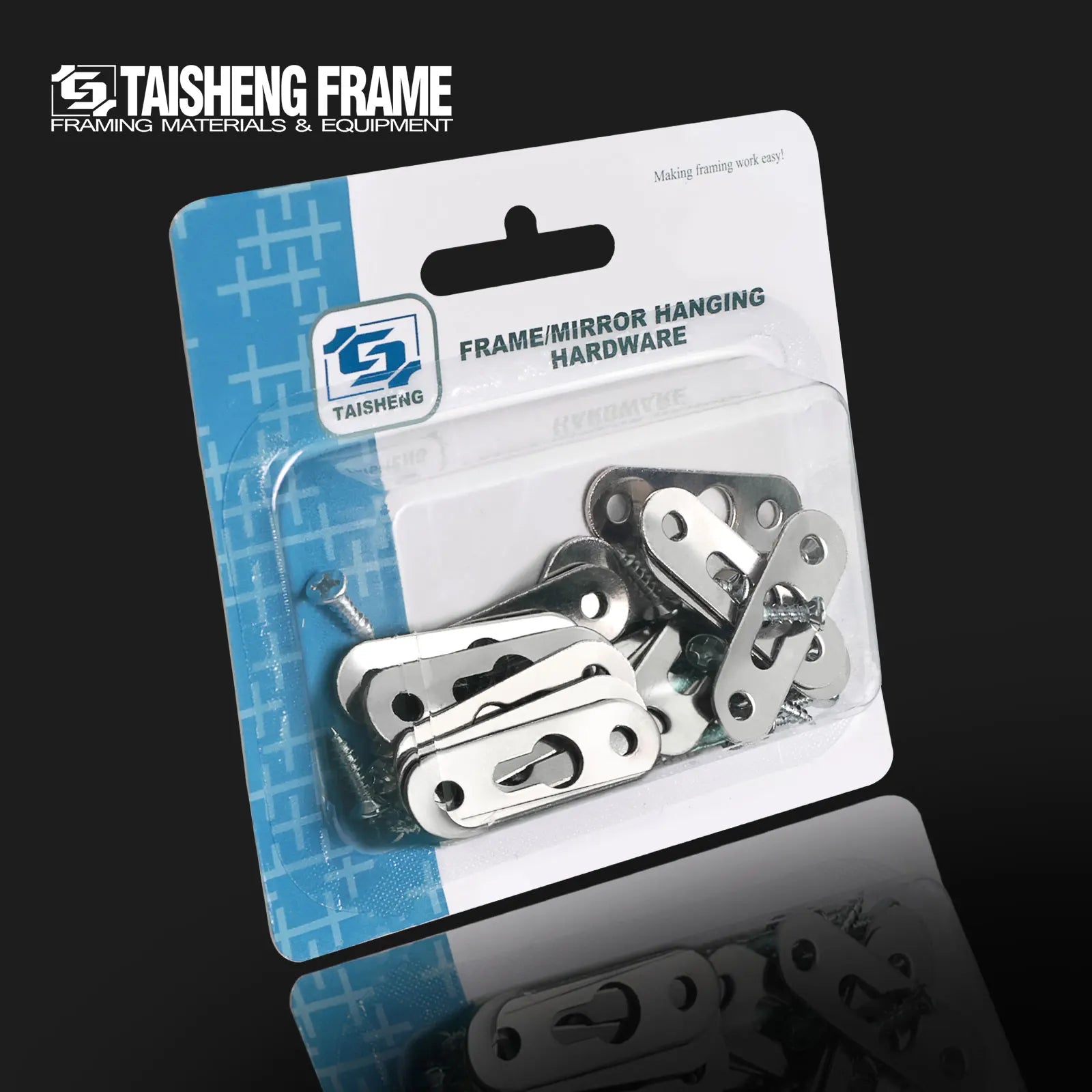 TS-K301 Picture Frame Invisible Hook Photo Frame MDF Board Hanging Hook with Screw
