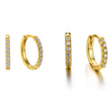 Luxury Design Heart Shape D Color VVS  Moissanite Hoop Earrings Charm Design for Her