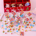 Creative Christmas Ball Erasers Snowman Kids Cute Cartoon Christmas Gift Ball Kawaii Stationery Supplies Christmas Mini Erasers