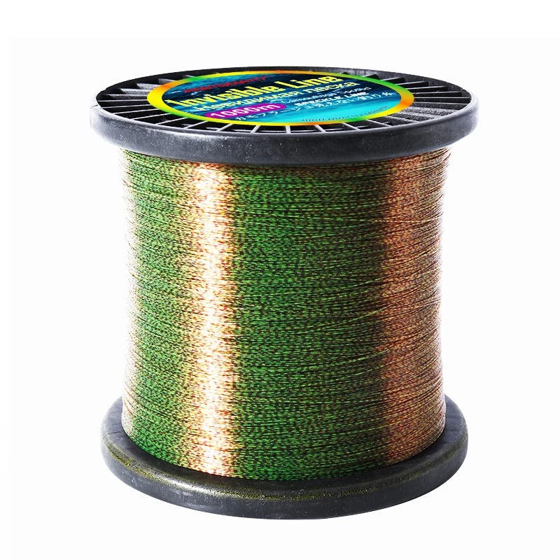 1000M Super Strong Nylon Carp Fishing Line 3D Speckle Sinking Thread Stream Lake River