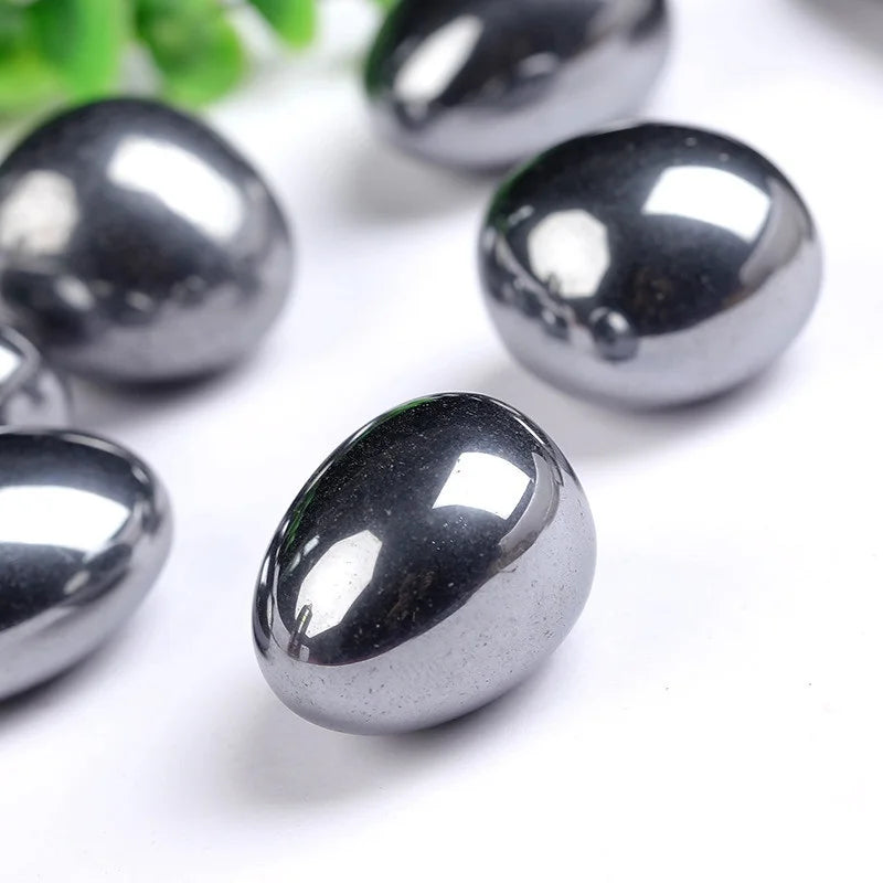 DIY Hot Sale Natural Tumbled Stone Quartz Crystal Gravel Terahertz Tumbled Stone