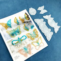 Early Riser DIY Multi Style Butterfly Earring Pendant Silicone Mould Making Earring Jewelry Resin Craft Mould Wedding Decoration