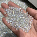 Wholesale Electroplated Rainbow Purple Angel Aura Crystal Quartz Gravel for Decoration