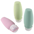 60ml 3oz TSA Approved Food Grade Bpa Free Refillable Squeeze Silicon Travel ContainerCustom Premium Silicone Travel Bottle Set