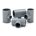 Pvc Reducing Tee Plastic Pipe Size Hole Water Supply and Drainage Pipe Fittings to Dn50_63_75_90_110