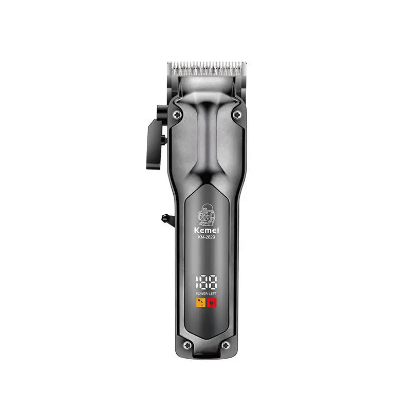 Kemei KM-2629 Mens LED Display Hair Clipper Cordless Hair Trimmers Professional Hair Cut Machine Low Noise Rechargeable