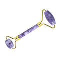 DIY Private Label Custom Logo Guasha Stone Purple Jade Roller for Face Beauty Gua Sha Jade Roller