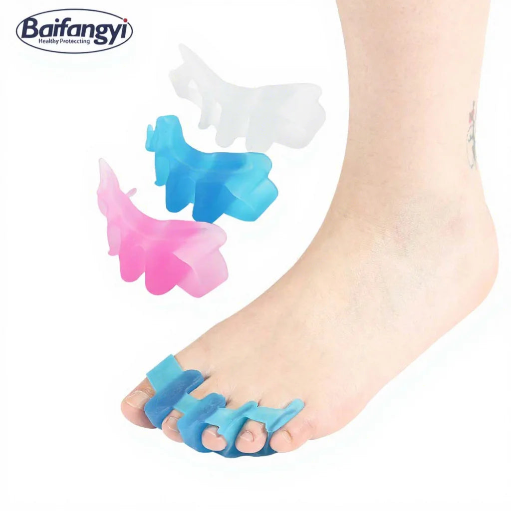 Silicone Toe Separators Overlapping Dedas De Gel Spacer for Sports Enhanced Comfort and Support