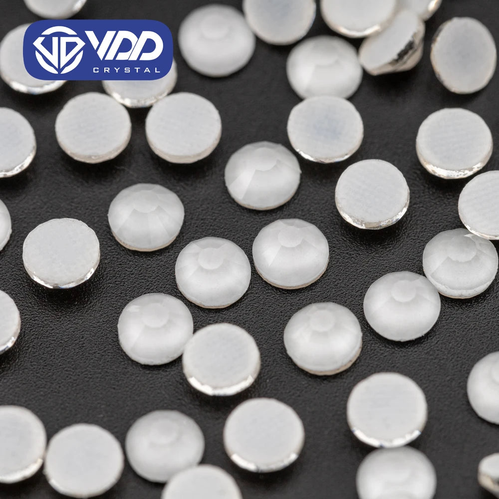 VDD SS6-SS30 280 M Grey White Hotfix Glass Rhinestones Crystal Flat Back Strass Stones for Clothes Wedding Dress Decorations