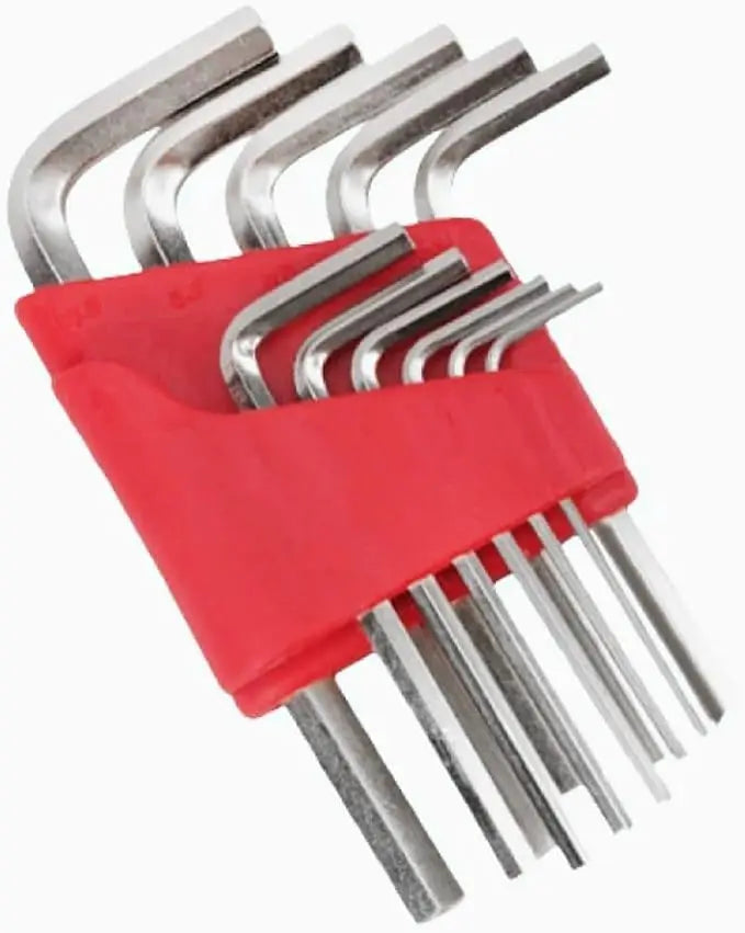 11pcs Torx Hex Wrench Set Small Large Chrome Vanadium Steel Black Oxide Finish Industrial Grade Metric Measurement System Home