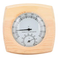 Modern Spruce Wooden Dual Table Thermometer & Hygrometer for Sauna Accessories Gym & Apartment Use