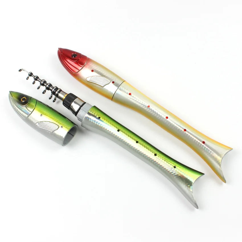 1.6m Mini Fish Pen Rod Children's Entertainment Fishing Rod Ice Fishing Rod Portable Sea Pole Set