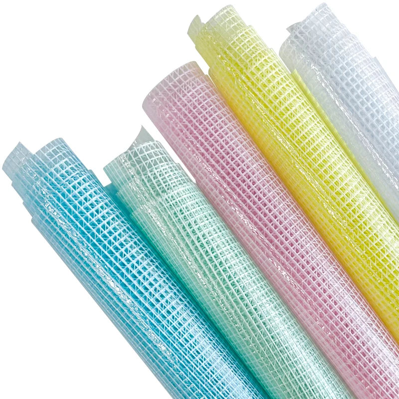 0.3mm High-Quality Colored Transparent PVC Membrane Waterproof Mesh Vinyl Material