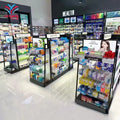 Adjustable Disassembled Supermarket Metal Gondola Shelving Retail Store Display Rack With Free 3D Design