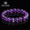 JD Natural Dream Amethyst Wholesale Healing Protection and Lucky Energy Beads Bracelet High Quality Stretch Bracelet