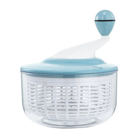 Large Plastic Salad Spinner Hand-held Vegetable Dryer and Leafy Vegetable Washer Essential Salad Tools