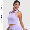 Custom LOGO Women Running Workout Sports Tennis Tank Top Outdoor Sportswear Golf Wear Tennis Top