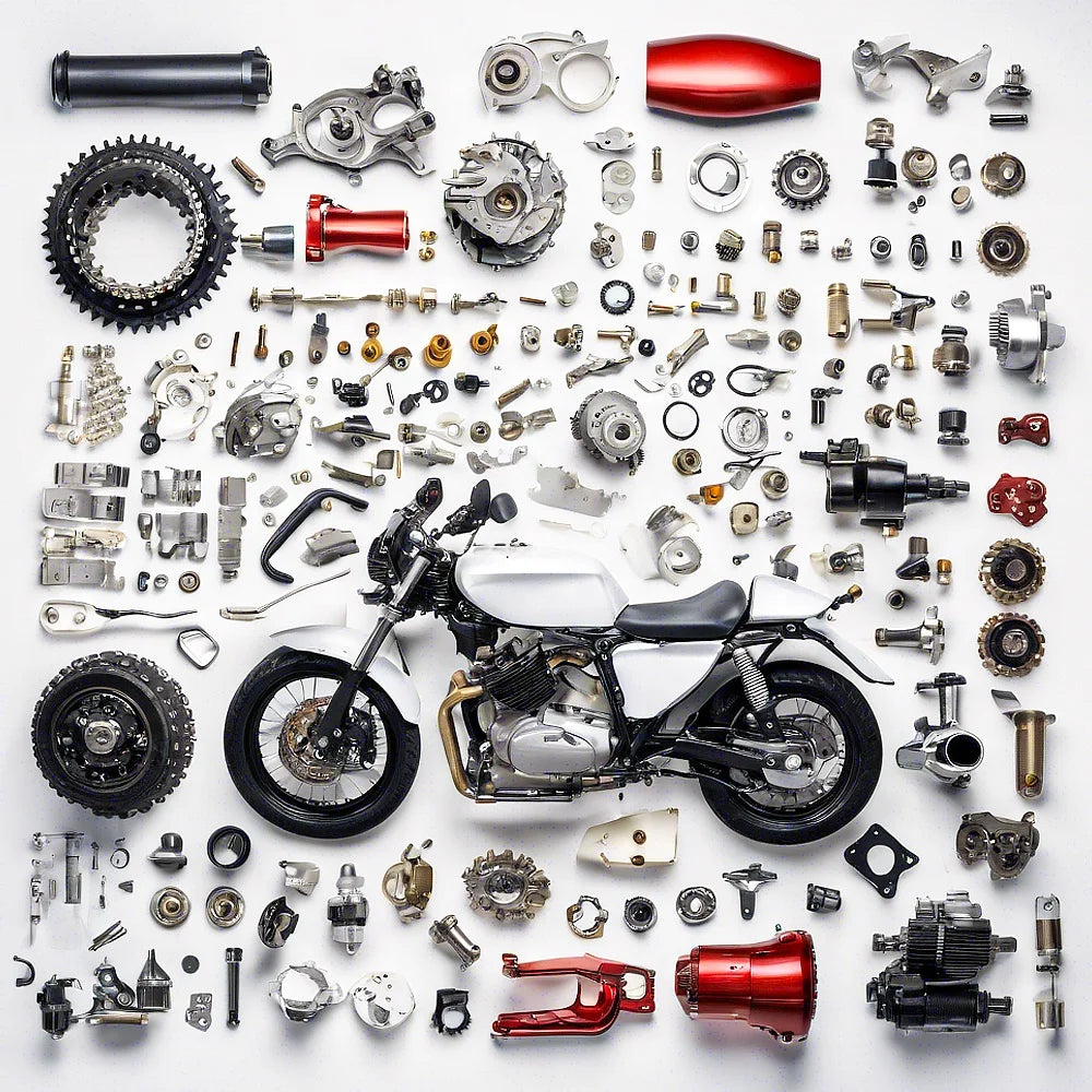 Oem Cnc Parts Cnc Machining Motorcycle Accessories Cutting Machined Parts Metal Stamping Kit Custom Cnc Car Parts