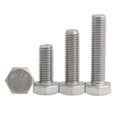 316 A2 A4 Hex Head Bolt Natural Color Negotiable Sizes M2 M3 M4 M5 M6 M8 M10 M12 Stainless Steel 304 All Tianjin Port ZINC