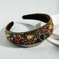 European and American Trend Baroque Rhinestone Headband Women's Light Luxury Thin Edge High Texture Headband
