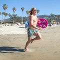 Men's Knee-Length 1 Piece Printed 100% Polyester Swim Trunks Bikinis & Beachwear Quick Dry Plus Size