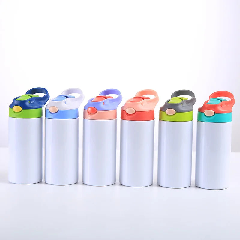 FX Factory 12oz Sublimation Cup Double Wall Kids Water Bottle Stainless Steel Insulated Blanks Kids Tumbler With Custom Logo