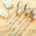 10M Length Boxed Tape With Cute Animal Multiple Styles Kawaii Hand Account DIY Stickers Scrapbooking Label Album Diary Sticker