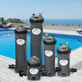 PIKES Swimming Pool Water Filtration System AF25 Effective Cartridge Filter with 350kPa Max Working Pressure