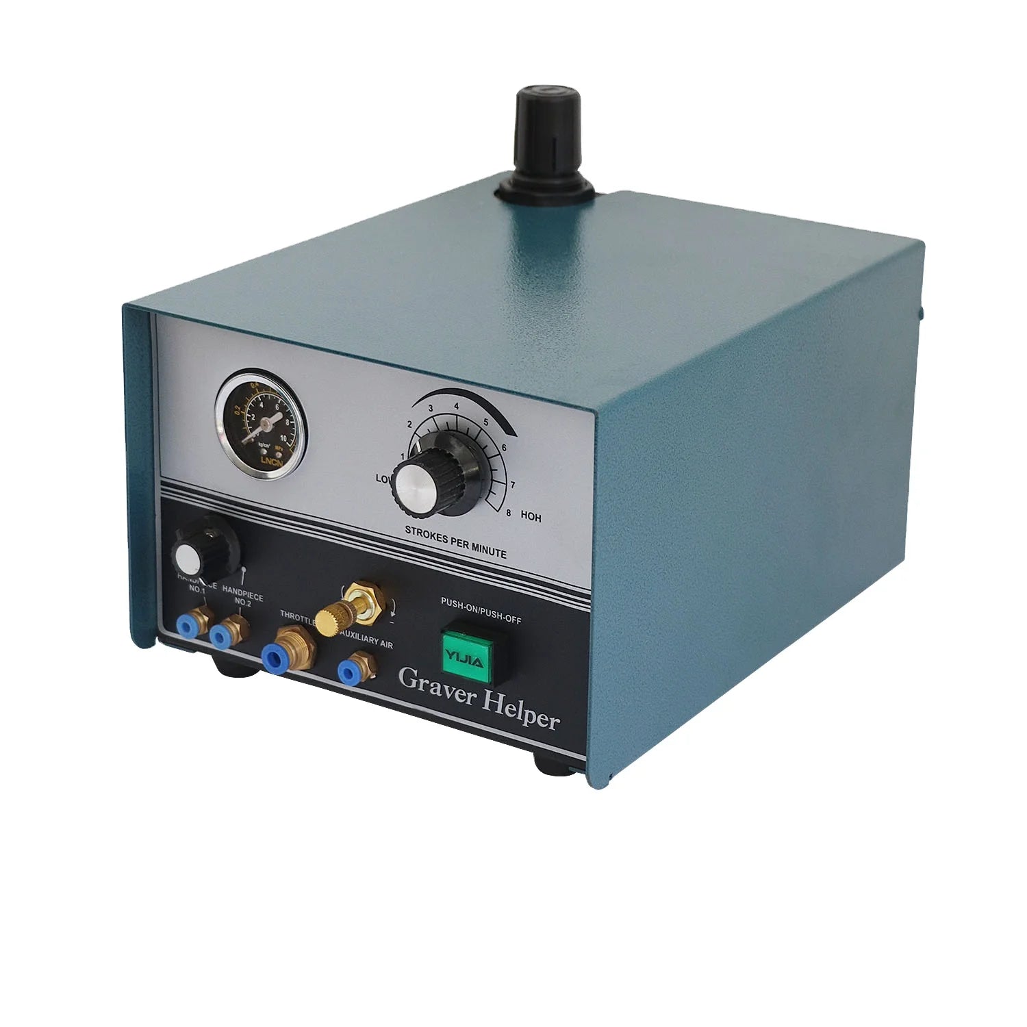 Jewelry Tools Equipment Graver Helper Pneumatic Engraving Machine with Two Handpieces Jewelry Tools