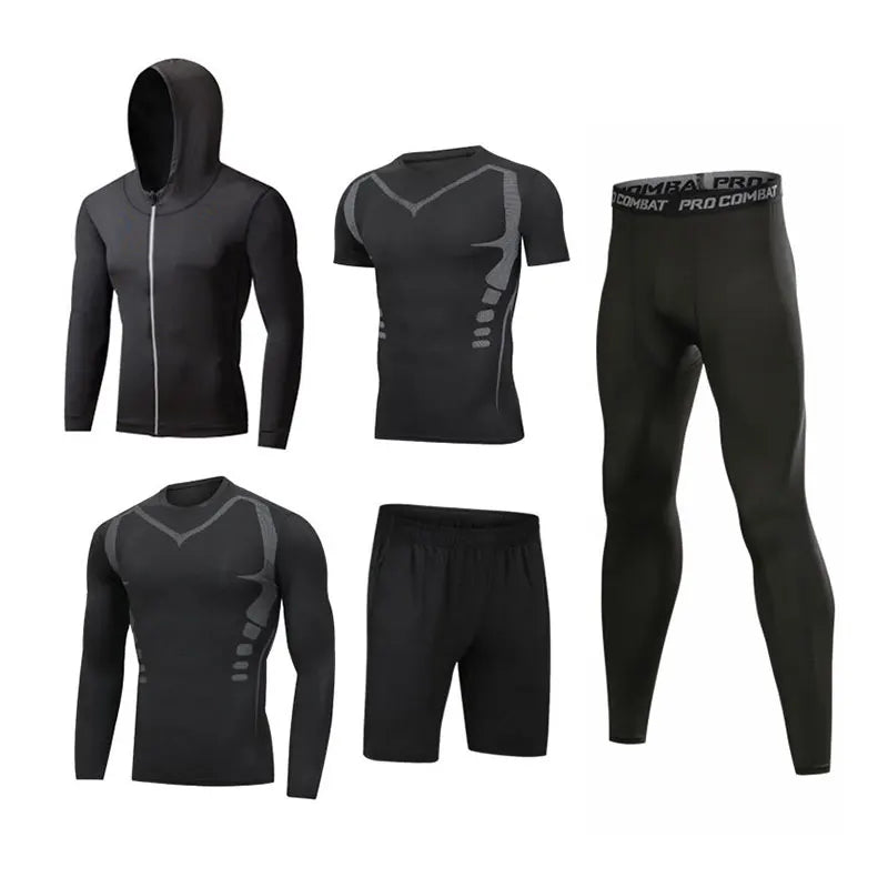 Ropa DeportivaCustom Sports Hoodie Mens Fit Gym Clothes Fitness Yoga Wear Outdoor Jogging Sportswear  Set