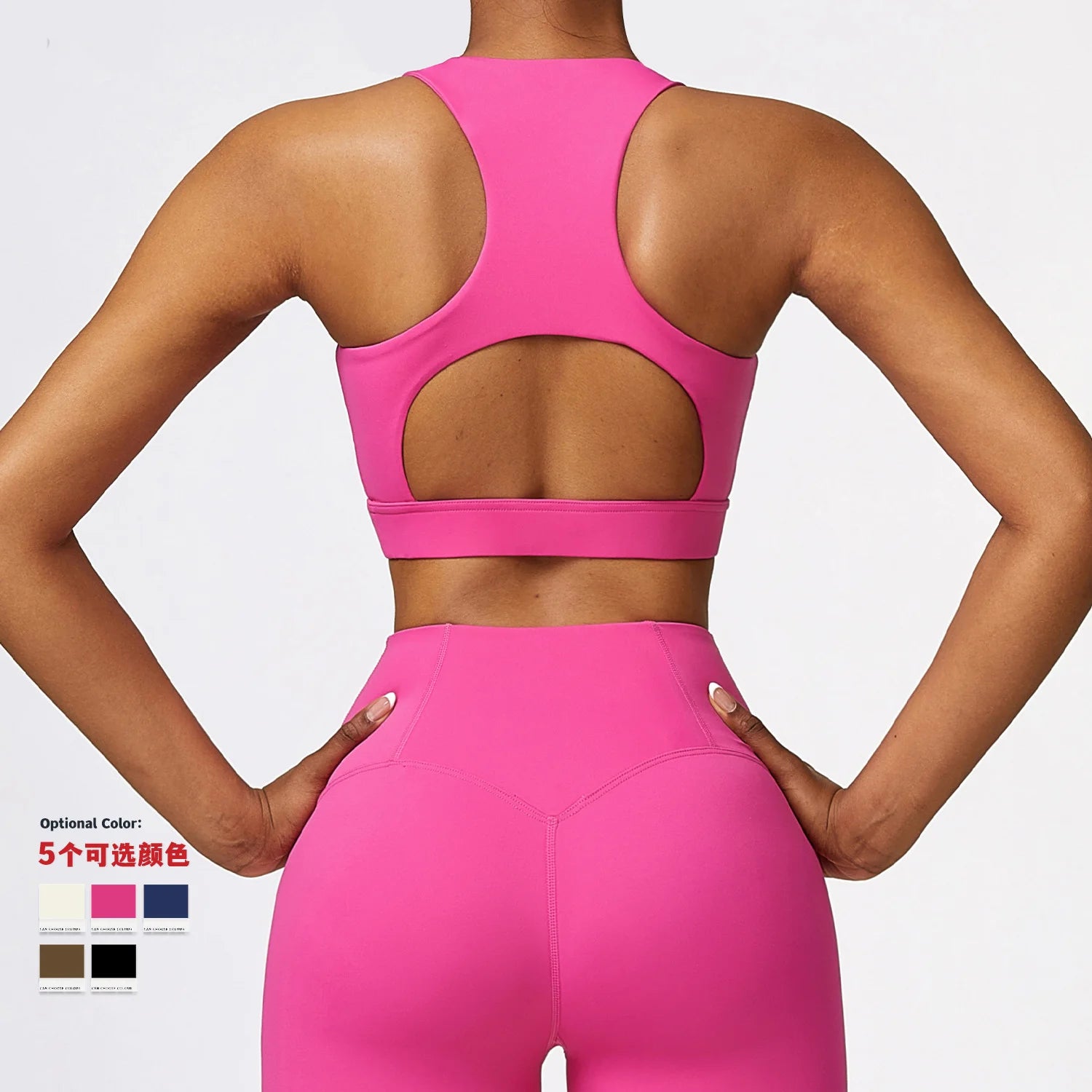 Women's Recycled Crop Top Vest Custom Blank Recycled Material Sports Bra Tight Fitness Yoga Bra for Women