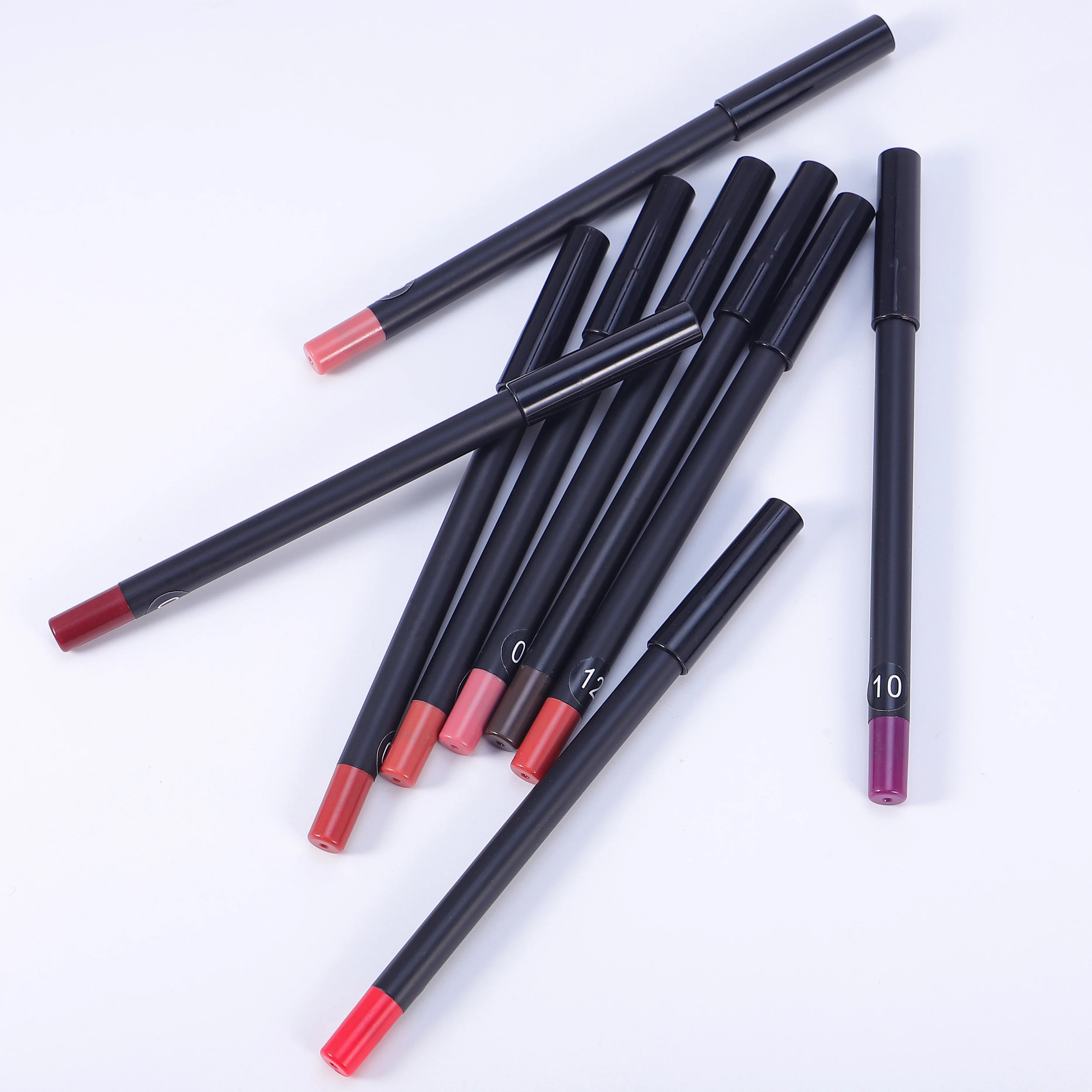 Wholesale Lipstick Lip Liner Waterproof Lipliner Pencil Private Label Custom Logo